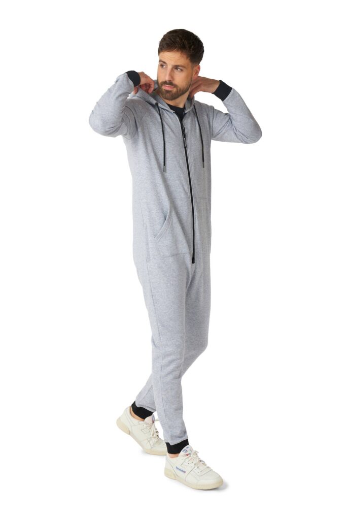 Gentle Grey Adult Onesie
